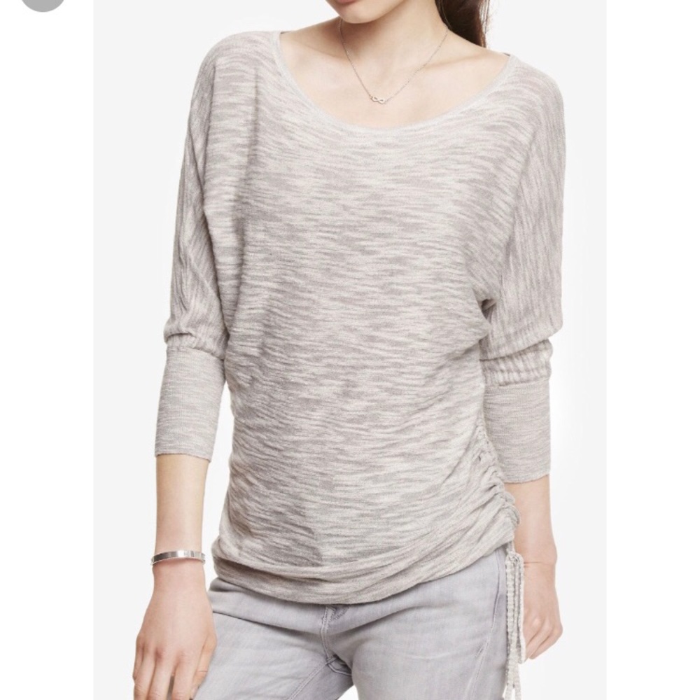 Express Marled Slub Knit Tunic